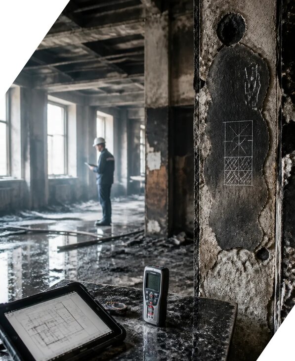 Обследование зданий после пожара в Белебее от 15302 р. | ЭкспертизаРоссия