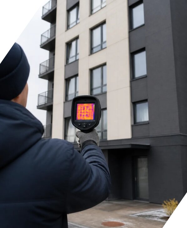 Тепловизионное обследование зданий в Белебее от 5101 р. | ЭкспертизаРоссия
