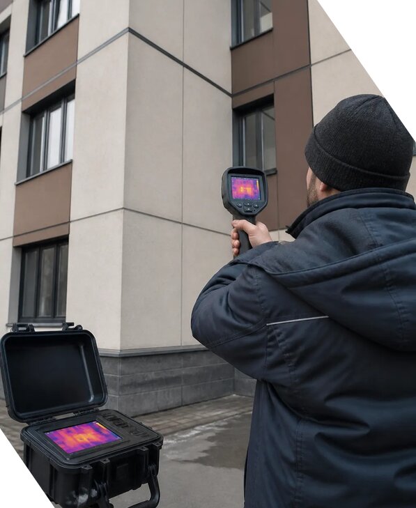 Тепловизионное обследование зданий и сооружений в Белебее